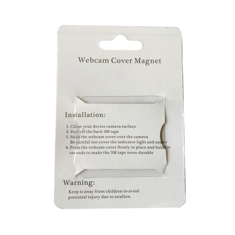 [Australia - AusPower] - Ultra Thin Webcam Cover Magnet, Magnetic Webcamera Cover Slide for Laptop, Mac, Phone and Pad 2 Packs 