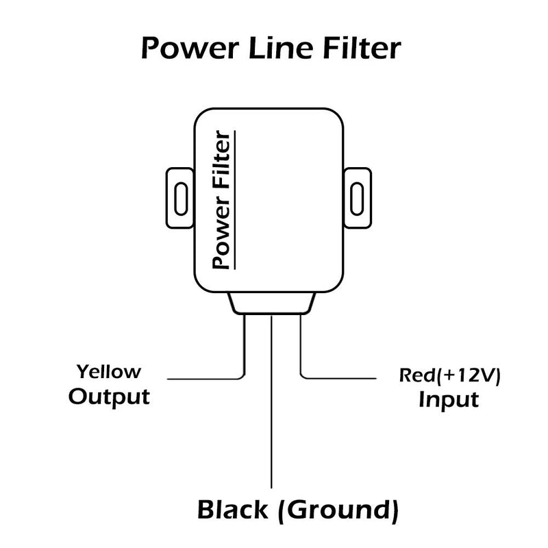 [Australia - AusPower] - Car Power Filter EMI Noise Ground Loop Isolator Suppressor for Auto Stereo Audio Radio Stereos Amplifier Amp Speaker Equalizer Subwoofer 12V 