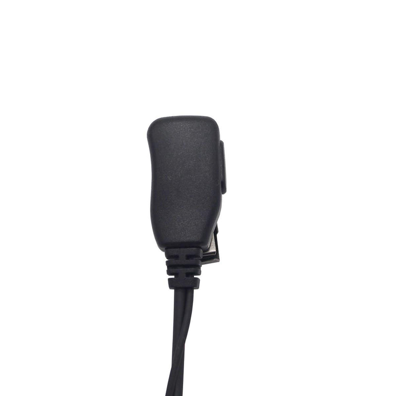 [Australia - AusPower] - Karier 2 Pin D Shape Earpiece with PTT Mic for 2pin Baofeng Kenwood Nexedge Hytera Puxing Wouxun Radio UV-82HP UV-82 UV-5R UV5RA BF-F9 BF-F8HP BF-888S TK250 TK260 TH-215 H-777 RT21 RT22 GT-3TP(2 Pack) 