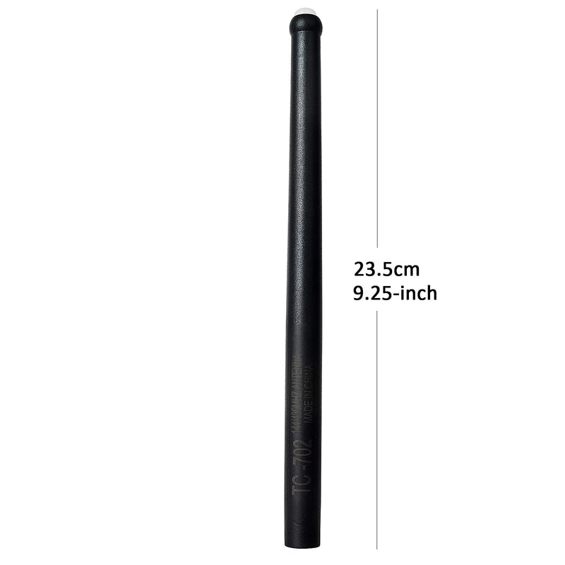 [Australia - AusPower] - HYS Amateur SMA Male 2M/70CM VHF/UHF 144/430Mhz Portable 9.3inch Antenna with Red Light for YAESU FT50RH VX-3R FT60 Kenwood TH-D74 Tytera MD-380 