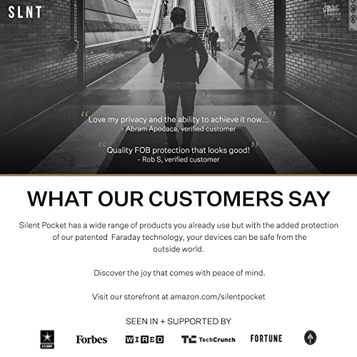 [Australia - AusPower] - Silent Pocket Signal Blocking Faraday Key Fob Case - Car Anti Theft Device Shielding Against All Signal Types, Including RFID Blocking & Durable Faraday Bag, Fits Most Car Keyfobs (Grey) X-Small Light Grey 