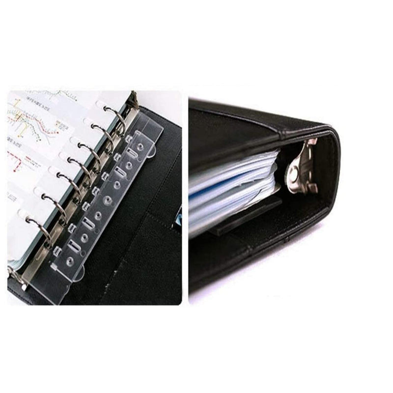 [Australia - AusPower] - Franklin Covey Portable 7-Hole Punch for Classic Style Day Planner Pages- Plastic, 5mm Hole Diameter,Insert Plastic Punch Diary 