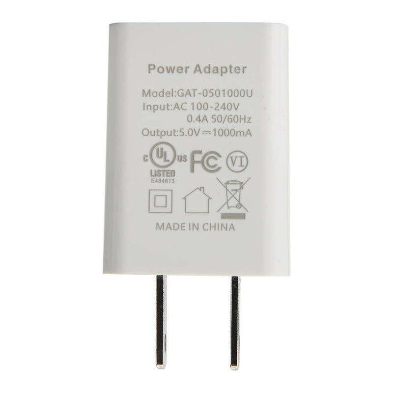 [Australia - AusPower] - US Plug USB Power Charger, 5V 1A Power Adapter, 5W OEM Charger for Amazon Kindle 3 4 5, Paperwhite 2 3, Power Adapter for Amazon Kindle Paper (White, No Cable) White 