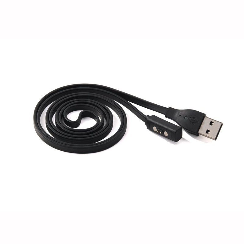 [Australia - AusPower] - Kissmart Compatible with Pebble Time Round Charger, Replacement Charging Cable Cord Charger for Pebble Time Round Smart Watch (Black) 