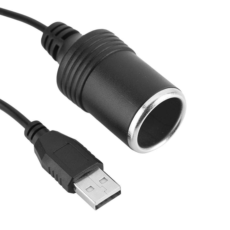 [Australia - AusPower] - 12V Car Cigarette Lighter Socket, Cigarette Lighter Splitter Power Adapter USB Port Female Converter Adapter Cord for Cellphone Driving Recorder GPS Dash Cam Car Charger 