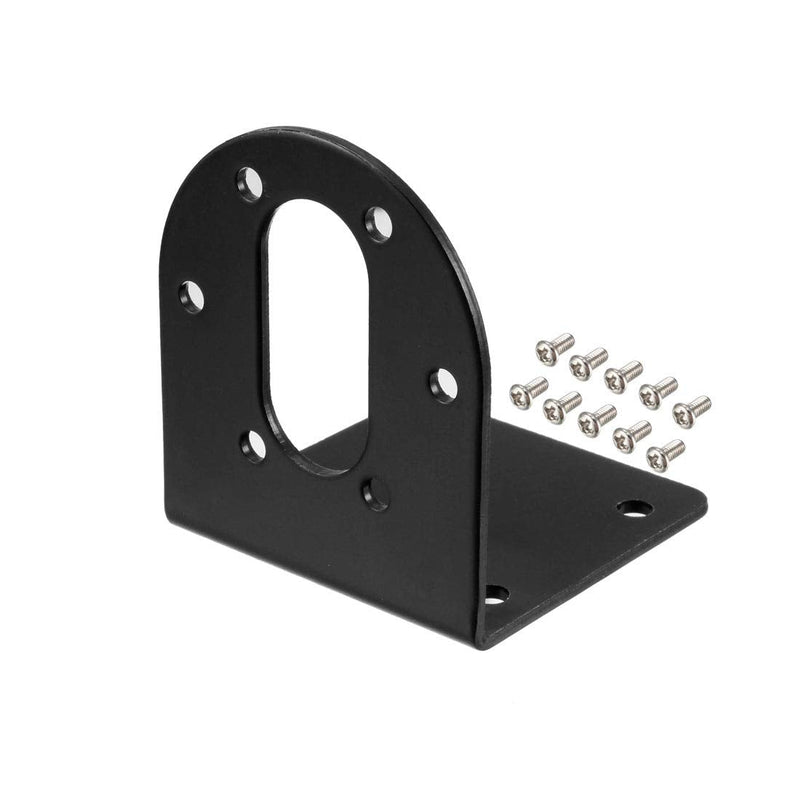 [Australia - AusPower] - uxcell 37mm Diameter DC Gear Motors Mounting Bracket, Gearbox L-Shape Fixed Seat, Gear Reduction Motor Holder 