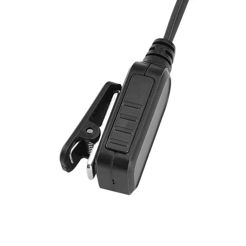 [Australia - AusPower] - JEUYOEDE RMM2050 D Shape Earpiece Headset with PTT Mic Compatible with Motorola Two Way Radio CLS1110 CLS1410 XU2600 CP110-2 Pin 