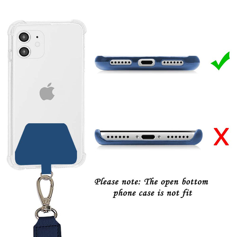 [Australia - AusPower] - Phone Lanyard, Cell Phone Lanyard Wrist Strap Universal for Any Smartphones Blue 