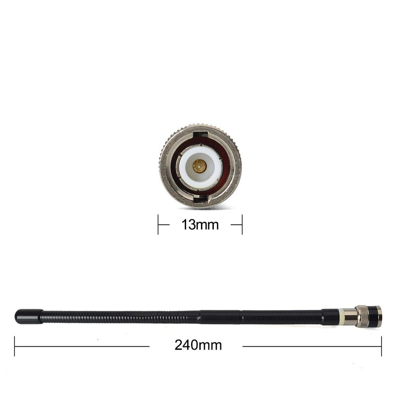 [Australia - AusPower] - UAYESOK Handheld Cb Radio Antenna 27MHz BNC Radio Scanner Antenna Flexible Soft Whip for Cobra Midland Uniden Portable Hand Held Cb Radio 