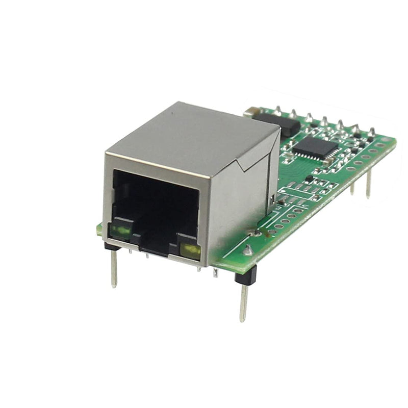 [Australia - AusPower] - PUSR USR-TCP232-T2 Tiny Serial Ethernet Converter Module Serial UART TTL to Ethernet TCPIP Module Support DHCP and DNS (1Piece) 1Piece 