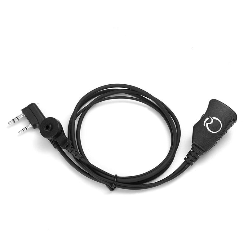 [Australia - AusPower] - Radioddity E002 Walkie Talkies Air Acoustic Earpiece Adjustable Volume Headset Compatible with Baofeng UV-5R BF-888S BF-F8HP Radioddity GA-2S GA-5S R2 Kenwood Two Way Radio (1 Pack) 