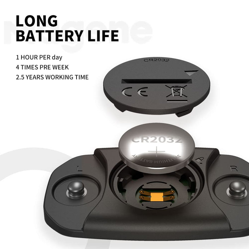 [Australia - AusPower] - Magene H303 Heart Rate Monitor, Heart Rate Sensor Chest Strap, Protocol ANT+/Bluetooth, Compatible with iOS/Android APPs 