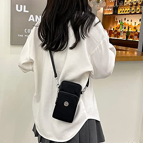 [Australia - AusPower] - Women Crossbody Cell Phone Purse Smartphone Shoulder Bag Sport Armband for Samsung Galaxy Note 20 Ultra/ S21 Ultra/S20 Plus/A71 A21s, LG Stylo 6/V60 ThinQ/K51s, Moto G Power Stylus/OnePlus 8 Pro,Black Black 