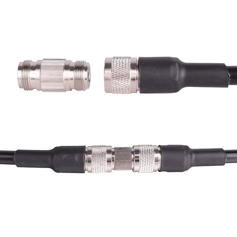 [Australia - AusPower] - XRDS -RF 5PCS N-Female to N-Female Connector RF Coax Cable Adapter Barrel Connectors Double Female Connector Plug (NOT for TV) 