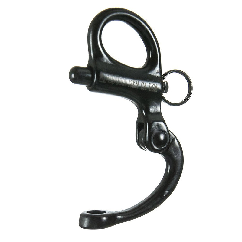 [Australia - AusPower] - Fusion Climb Quick Release High Strength Snap Shackle 18KN Pull-Lock, Black 