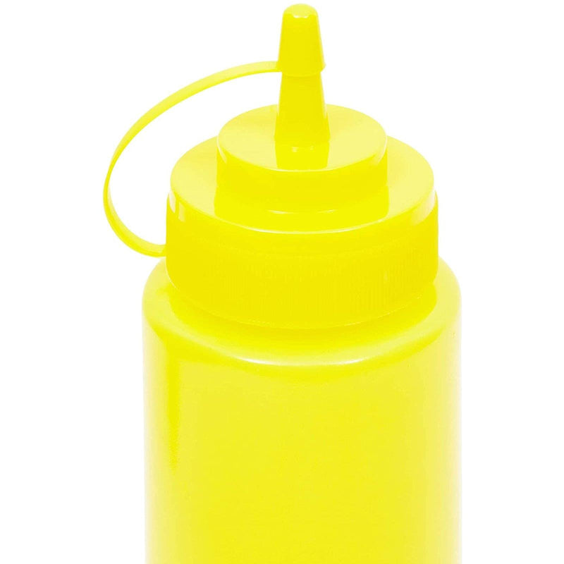 [Australia - AusPower] - Plastic Condiment Squeeze Bottles (Yellow, 24 oz, 6 Pack) 