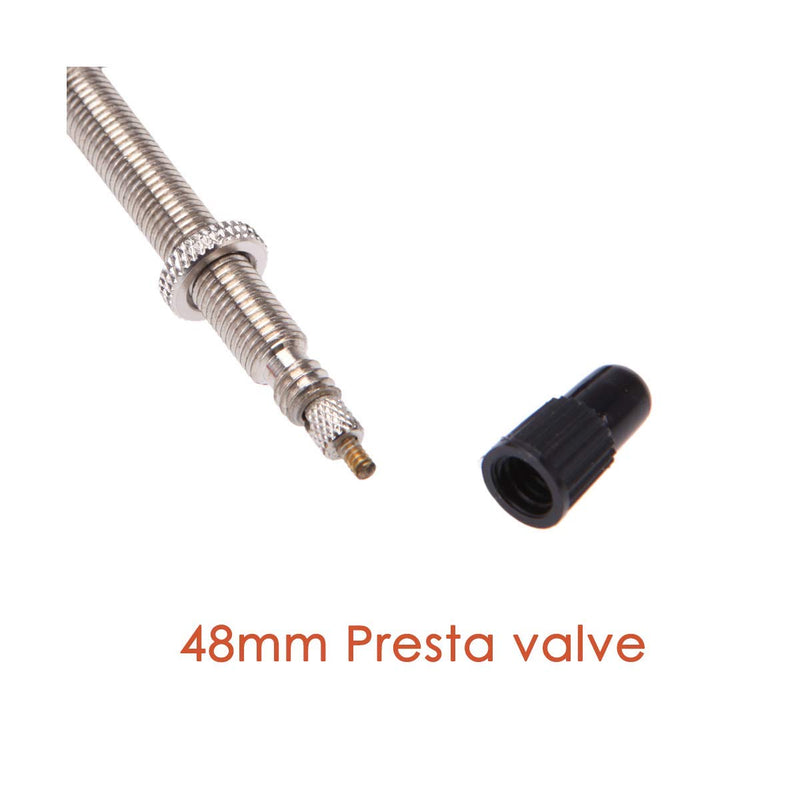 [Australia - AusPower] - Helonge 2 Pack 28 Inch/700 Bicycle Tube, 700x25C-32C Race Tube, 48 mm Presta Valves, Compatible with 700x25C/28C/30C/32C(28x1-1.25) Bike Tire, Heavy Duty Cycle Tyre Inner Tube for MTB, Road, BMX Bike 