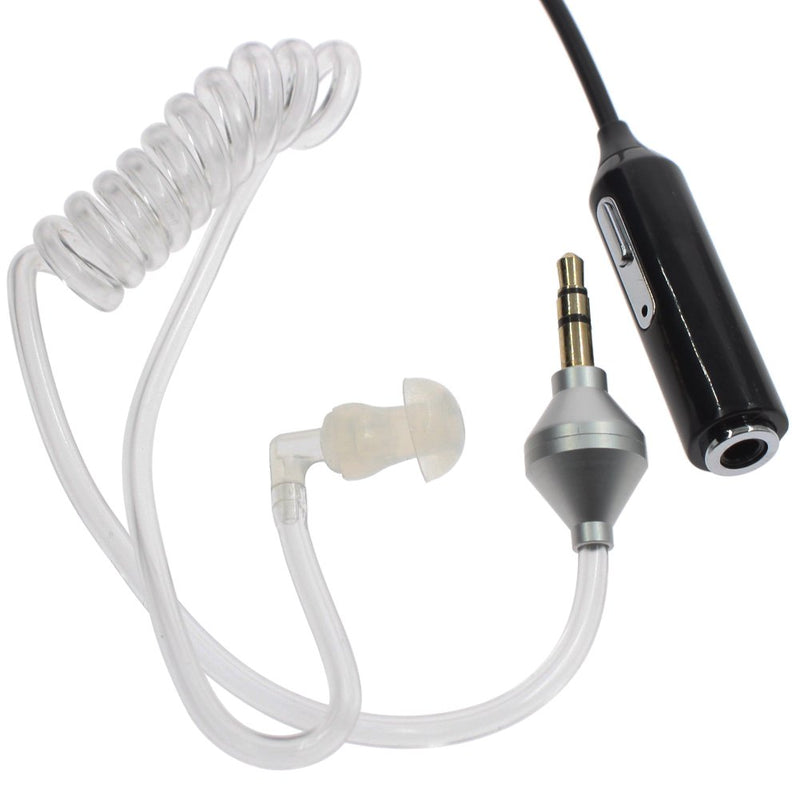 [Australia - AusPower] - KENMAX 2 Pin Flexible Acoustic Tube PTT MIC Earpiece Earphone for Two Way Radio Kenwood TH235A TK3160 Baofeng BF530 BF777S 