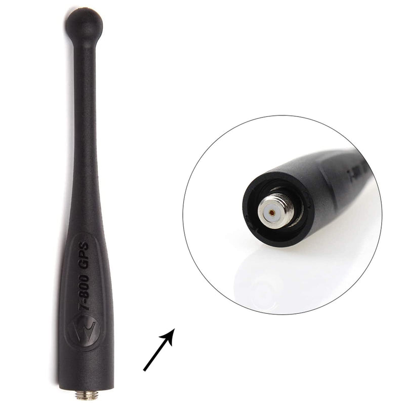 [Australia - AusPower] - Antenna for Motorola APX 6000 Radio Short Antenna APX 6000XE APX 4000 APX 7000 8000XE Stubby Antenna 764-870 MHz Single Band 7-800 with GPS NAR6595A(1 Pack) 1 Pack 