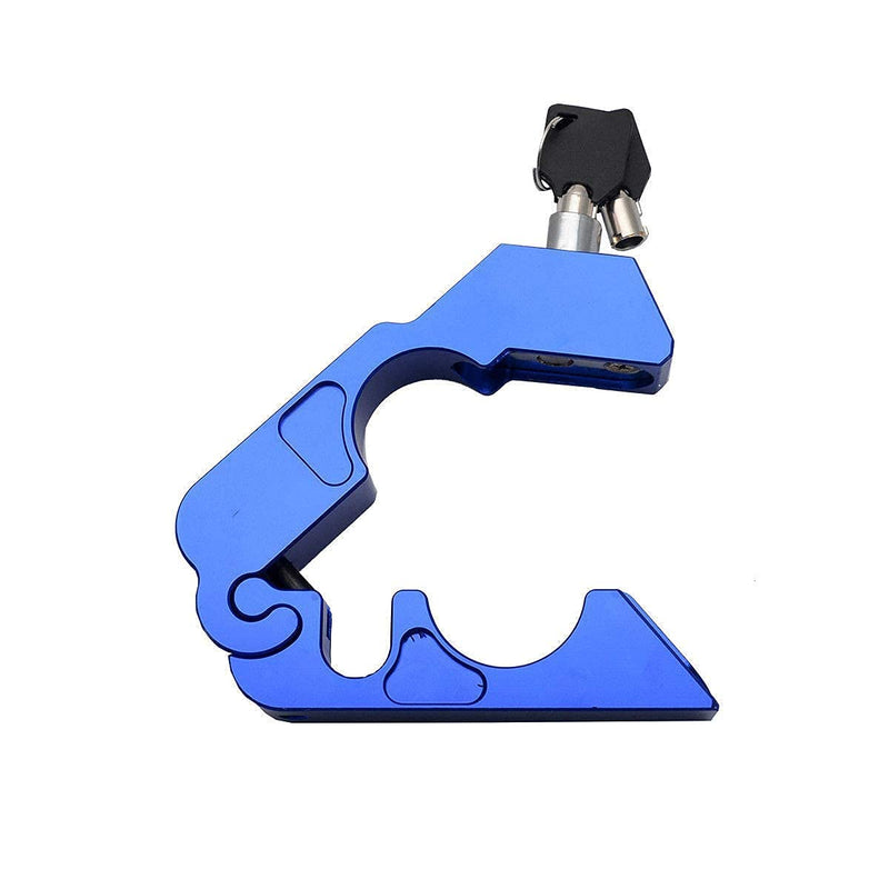 [Australia - AusPower] - Soosee Motorcycle Lock - Universal  alloy CNC Motorcycle Handle Throttle Grip Security Lock with 2 Keys to Secure a Bike, Scooter, Moped or ATV in Under 5 Seconds 