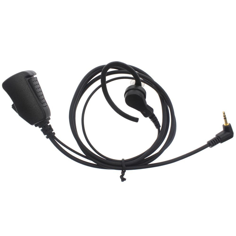[Australia - AusPower] - RUKEY 1 Pin Adjustable Volume PTT Winding Bonnet Ear-hook Earpiece Headset for Walkie Talkie Motorola Radio MT400 T8000 T5532 T6400 T7200 FV300 