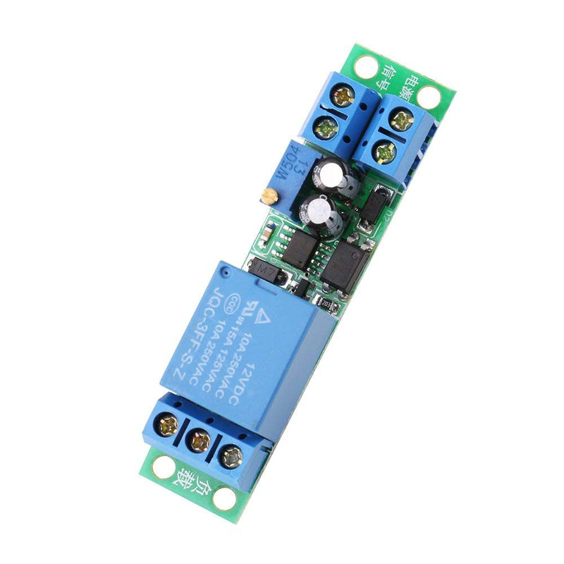 [Australia - AusPower] - DC 12V Delay Relay Module Board 0-25 Second Adjustable Timer Relay Turn On/Turn Off Switch Module with Opto-couplers Isolator 