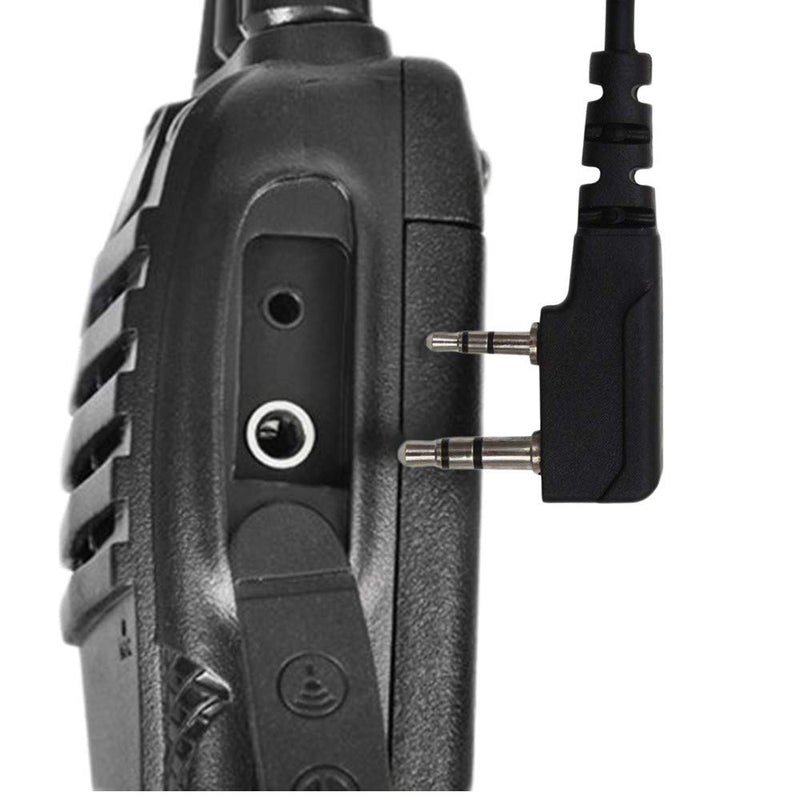 [Australia - AusPower] - G Shape Walkie Talkie Earpiece Compatible with Baofeng BF-888s Kenwood TK-3160 TK-3230 NX-300 Two Way Radio with Mic PTT Surveillance Headset-LeiMaxTe 