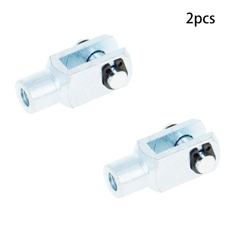 [Australia - AusPower] - Othmro 2pcs Air Cylinder Rod Clevis End 28mm Length M6x1 Female Thread Y Connector 