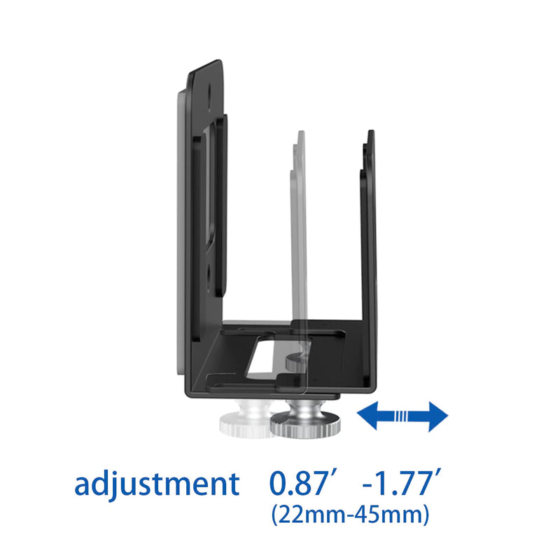[Australia - AusPower] - Monzlteck Adjustable Small Device Wall Mount Holder for Apple TV,ROKU,Router,Modem and Other Media Players 