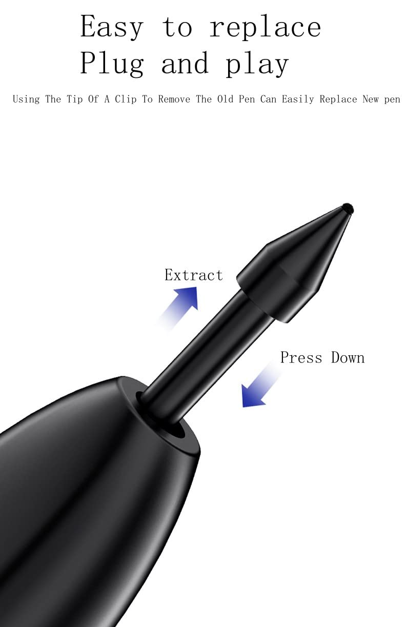 [Australia - AusPower] - 3Pcs OEM Soft Tips,Galaxy Tab S8 Stylus Pen Soft Tips/Nibs Replacement for Samaung Galaxy Tab S8, Tab S8 + Plus, Tab S8 FE Touch Stylus A Pen with Tweezer (S8 |S8 Plus |S8 FE Black) 