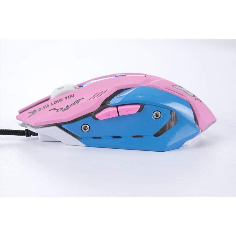 [Australia - AusPower] - OW Mouse Breathing LED Backlit Gaming Mouse Genji Reaper Wired USB Computer Mouse for PC& Mac E-Sports Gamers 