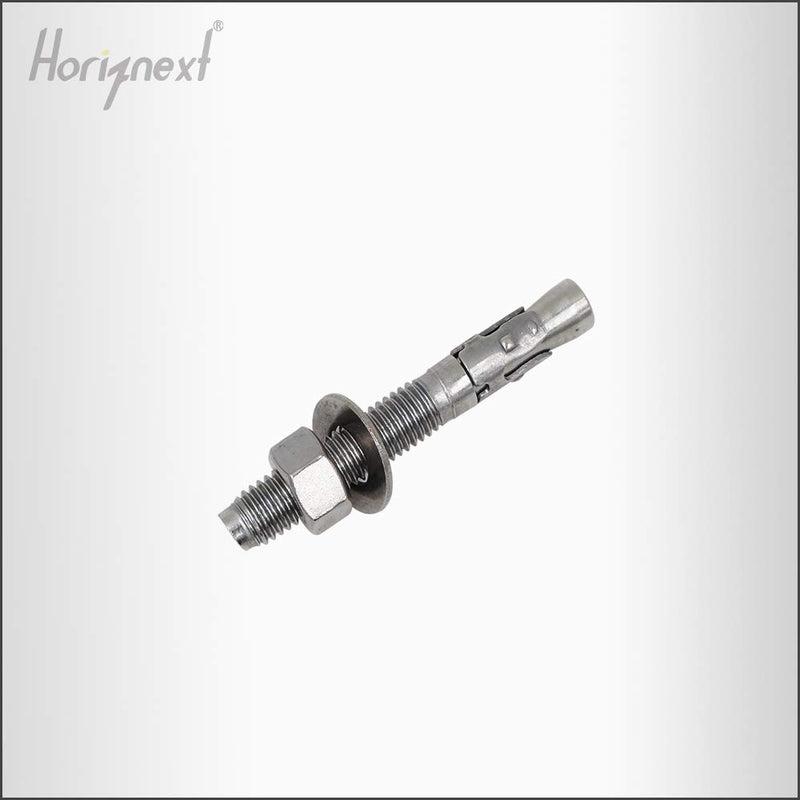 [Australia - AusPower] - Horiznext 1/2"x 3-3/4" inch Stainless Steel Standard Strong Wedge Anchor, Fasteners for Concrete (4 pcs) 1/2"x 3-3/4" 