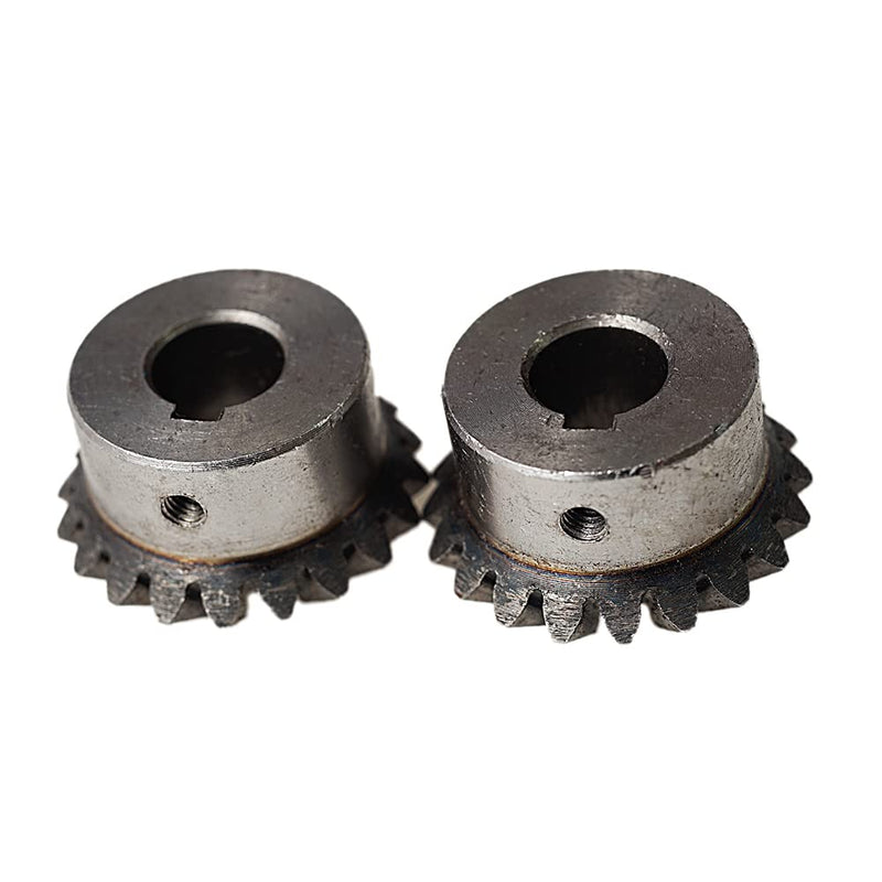 [Australia - AusPower] - 2Pcs Bevel Gear Tapered Bevel Pinion Gear Bevel Gears 2 Module 20 Teeth for Hardware Mechanical Rotation (20T 14mm Hole) 20T 14mm Hole 