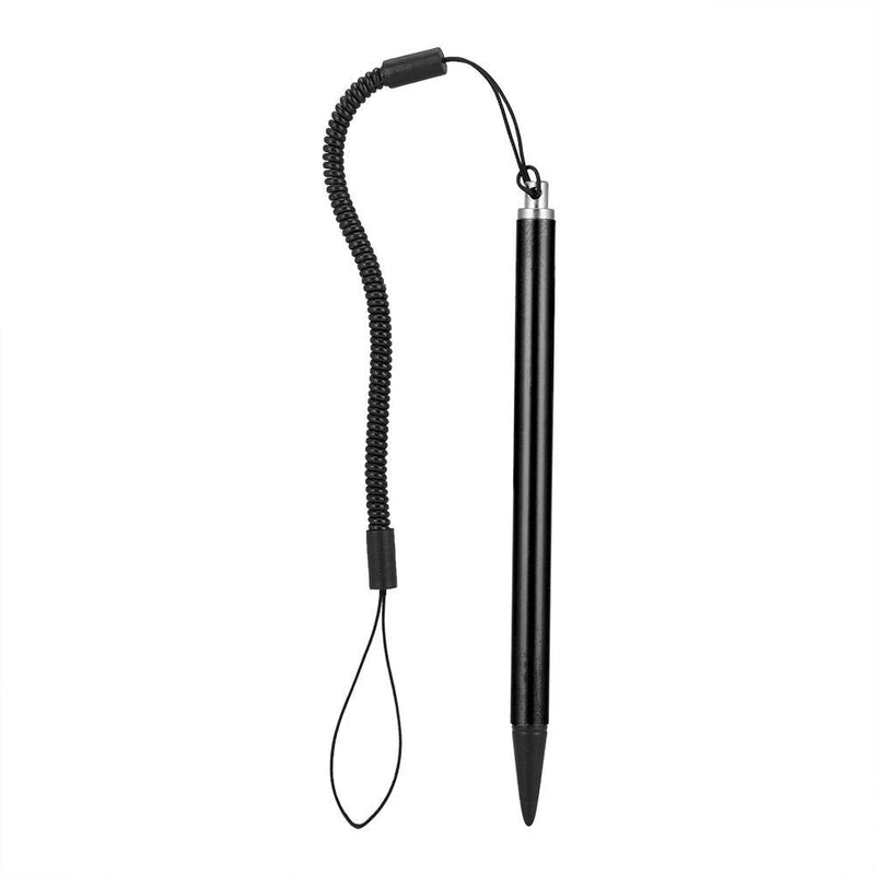 [Australia - AusPower] - Touch Pen, Screen Touch Painting Pen Resistive Stylus Touch Screen Stylus with Spring Rope for Resistive Screen Devices(Black) 