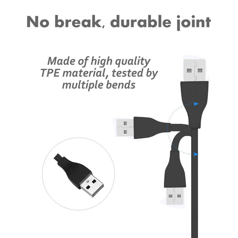 [Australia - AusPower] - TenYun Compatible with Approach S2/S4 Charger, Replacement USB Charger Adapter Charge Cord Charging Cable for Garmin Approach S2/S4 GPS Touchscreen Golf Smart Watch 