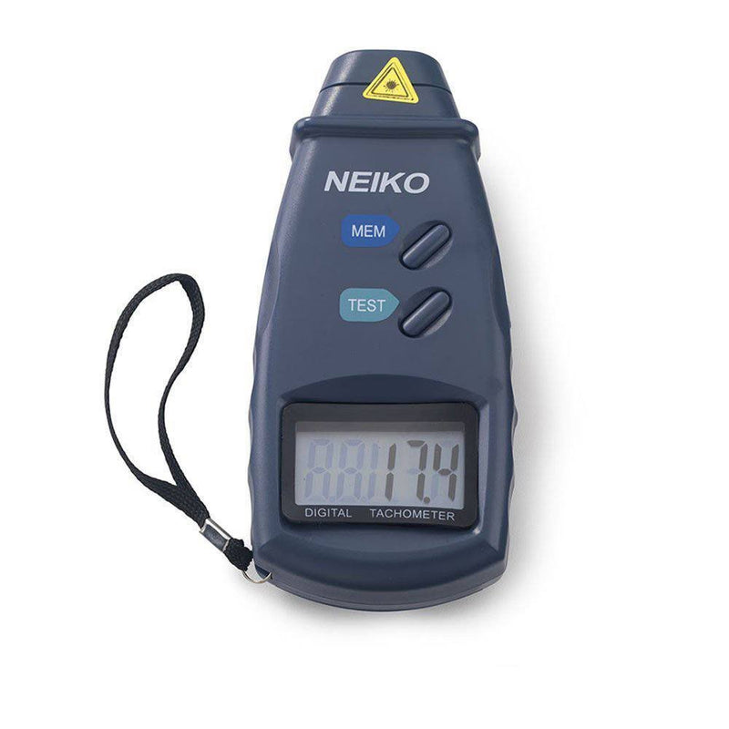 [Australia - AusPower] - NEIKO 20713A Digital Tachometer, Noncontact Laser Photo Sensor with 2.5 to 99,999 RPM Accuracy, RPM Gauge Marker with Batteries Included 