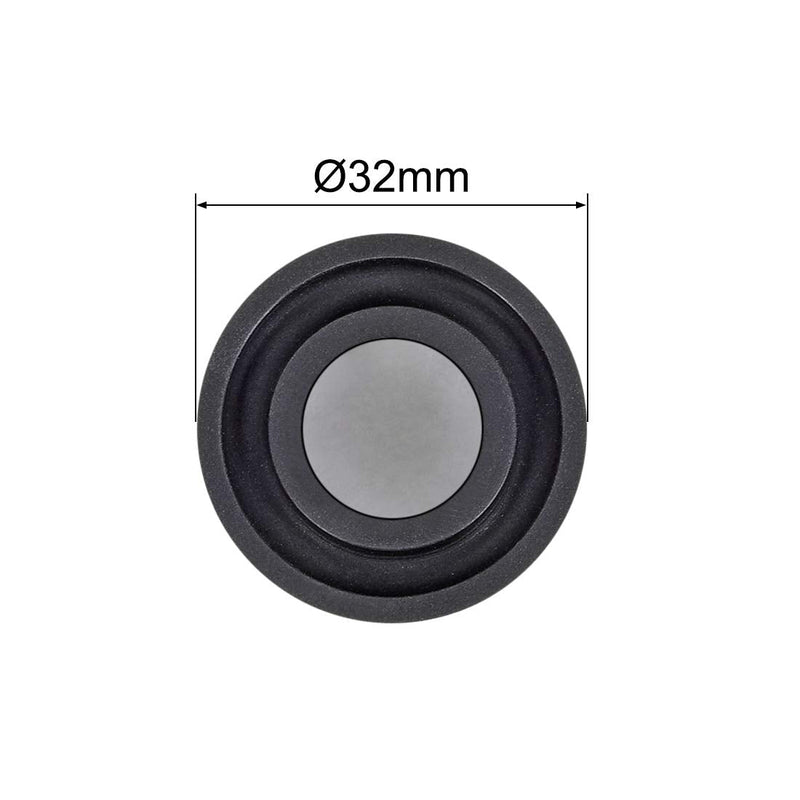 [Australia - AusPower] - uxcell 4Pcs 1.25" 32mm Bass Speaker Passive Radiator Auxiliary Rubber Vibration Plate Subwoofer DIY Repair 