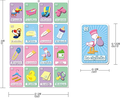 [Australia - AusPower] - MoreFiesta Baby Shower Loteria Bingo in Spanish, for 20 Players 