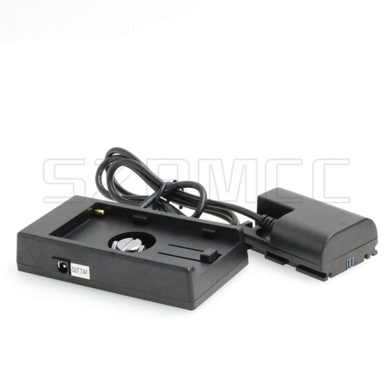 [Australia - AusPower] - SZRMCC NP-F970 Battery Power Supply Mount Plate to DR E6 Dummy Battery for Canon 5D2 5D3 5D4 6D 6D2 7D 7D2 60D 70D 80D Camera and SmallHD 501 502 702 Monitor 