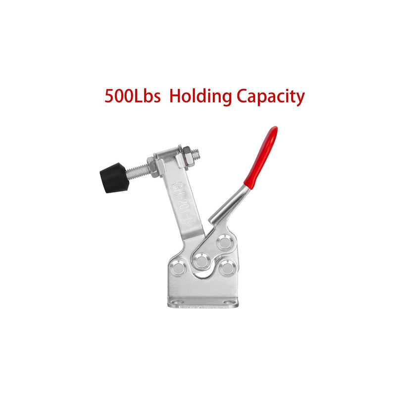 [Australia - AusPower] - Accessbuy Toggle Clamp Hold Down Clamp 220Lbs Holding Capacity Antislip Horizontal Quick Release Toggle Clamp 4 Pack 201B 