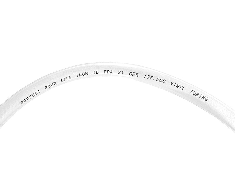 [Australia - AusPower] - 25 Feet - 5/16" ID 7/16" OD Clear Vinyl Tubing Food Grade Multipurpose Tube for Beer Line, Kegerator, Wine Making, Aquaponics, Air Hose by Proper Pour 25 feet 
