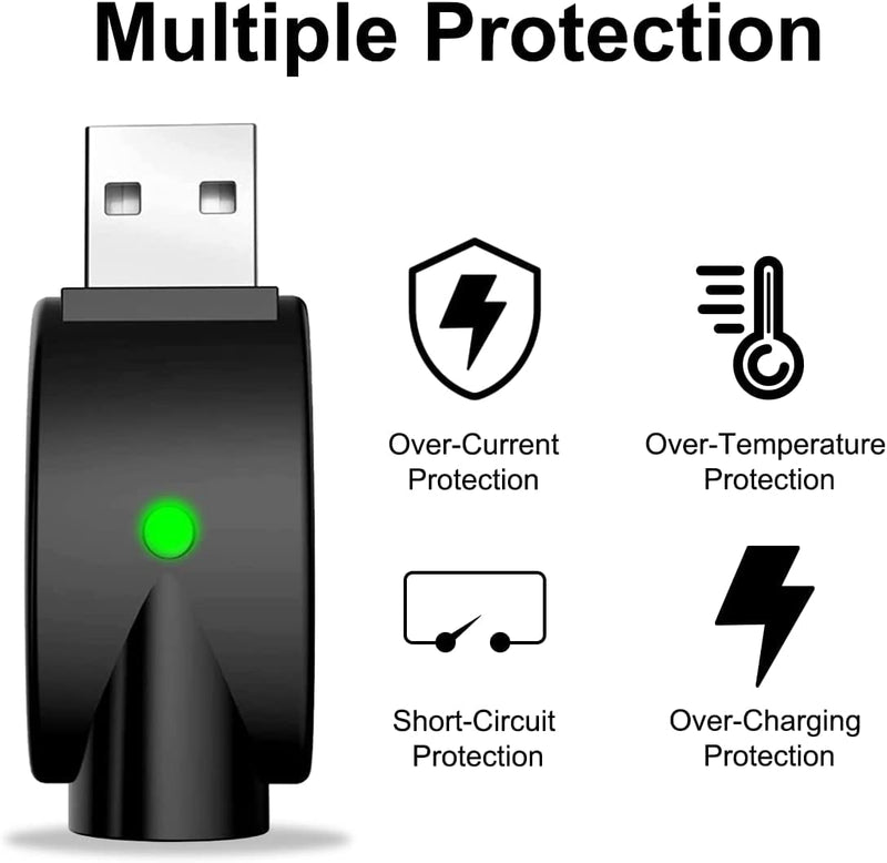 [Australia - AusPower] - Smart USB Charger, Compatible for USB Adapter with LED Indicator, Latest Version Intelligent Overcharge Protection 
