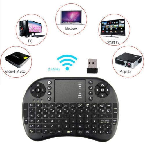 [Australia - AusPower] - Mini Wireless Keyboard - 2.4GHz Controller with Touchpad Mouse Combo by TV xStream, Compatible with Android TV Box, IPTV, HTPC, Smart TV, PC, X-Box,etc. 