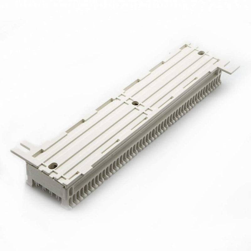 [Australia - AusPower] - InstallerParts 66 Punch Down Block - Terminating Block for Data Network Wiring, Telephone Punch Down Cabling, Wire Termination - White 