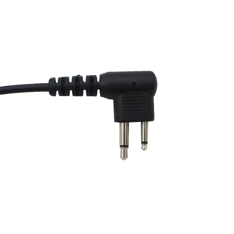 [Australia - AusPower] - GoodQbuy 2 Pin PTT Mic Covert Acoustic Tube Earpiece Headset is Compatible with Motorola Two-Way Radio RMM2050 GP300 CP200 PR400 CLS1110 (Pack of 5) 