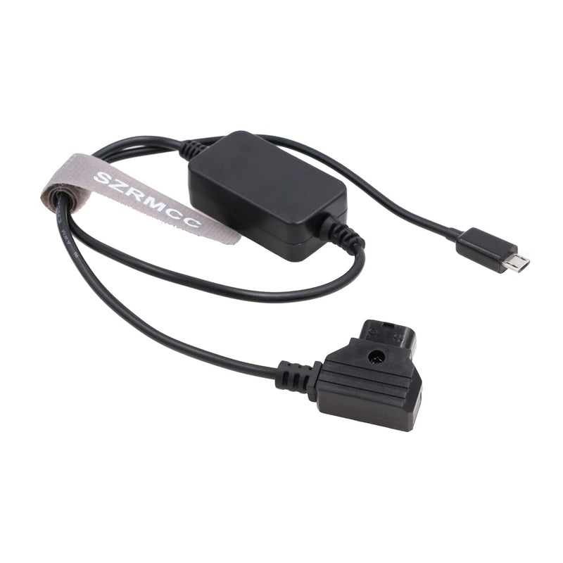 [Australia - AusPower] - SZRMCC Nucleus Nano Follow Focus Motor or Handwheel Straight Micro USB 5V Regulated to D-Tap Power Cable for Tilta 