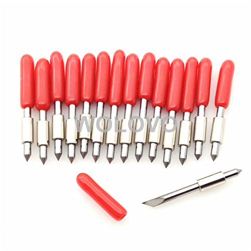 [Australia - AusPower] - 15pcs 45 Degree Graphtec CB15/CB15U Vinyl Cutter Plotter/Printer Blades 