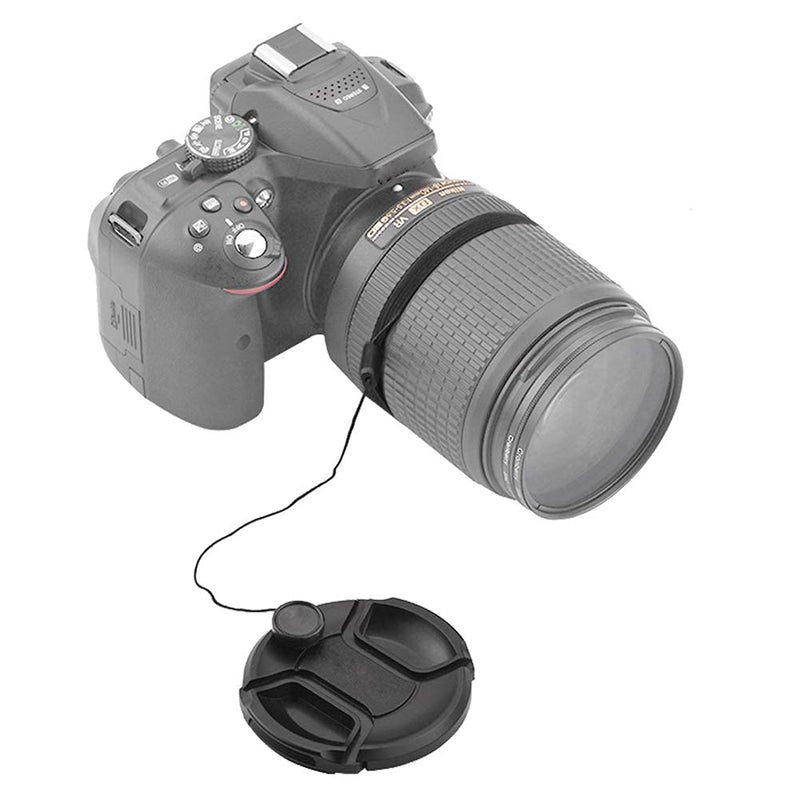 [Australia - AusPower] - 58mm Lens Cap Compatible for Nikon AF-S DX NIKKOR 55-300mm f/4.5-5.6G ED VR Lens,HUIPUXIANG[2 Pack] 