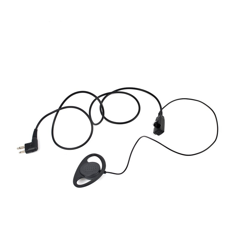 [Australia - AusPower] - HYS Walkie Talkie Earpiece with MOT 2PIN 2-Way Radio D Shape Headset Earpiece for Motorola CP200 GP2000 P1225 GP88 GP3188 CP200 GP2000 GP300 Portable Ham Radio(2packs) 