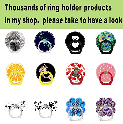 [Australia - AusPower] - LoveStand-Cell Phone Ring Holder 360 Degree Finger Ring Stand for Smartphone Tablet and Car Mount-Animal paw Prints Turquoise 